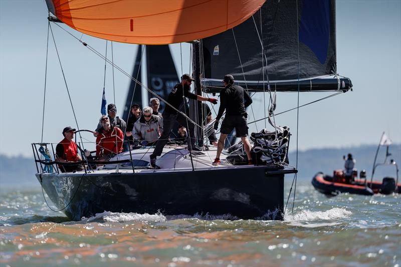 A third place on the podium for VME Racing's Mills 39 Zero II, skippered by James Gair at the RORC Easter Challenge photo copyright Paul Wyeth / www.pwpictures.com taken at Royal Ocean Racing Club and featuring the IRC class