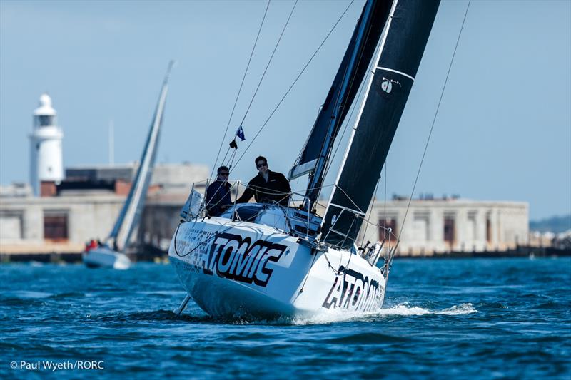 Sun Fast 3300 Atomic, co-skippered by Gareth Edmondson & Hugh Brayshaw in the RORC De Guingand Bowl - photo © Paul Wyeth / RORC