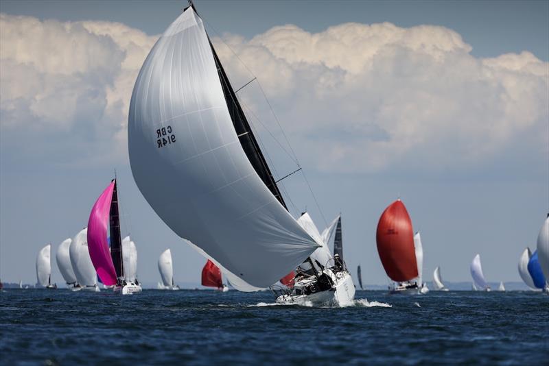 68 teams on the downwind start for RORC Myth of Malham Race - photo © Paul Wyeth / RORC