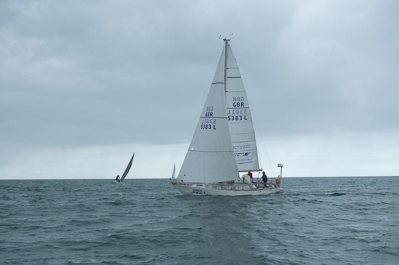 Golwg y Mor Keelboat Regatta at New Quay YC: S&S 34 Bendigedig looking resplendent photo copyright P Thomas taken at New Quay Yacht Club and featuring the IRC class