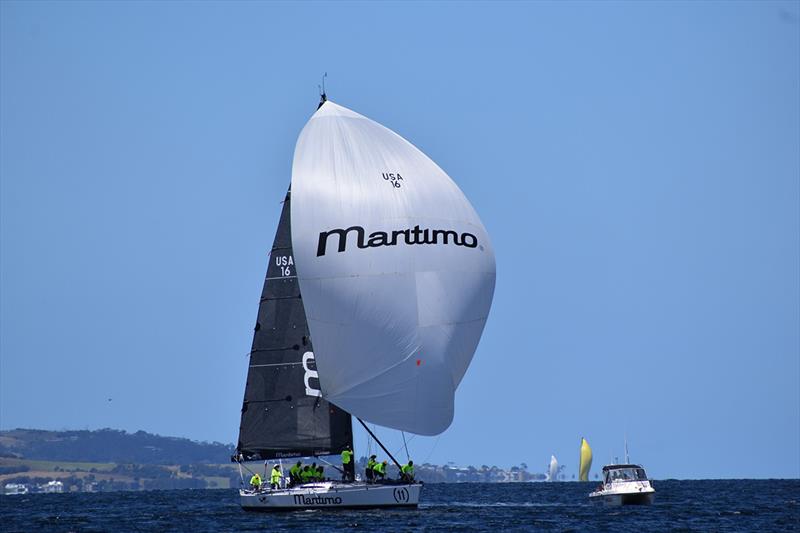 Maritimo - Melbourne to Hobart Yacht Race  photo copyright Jane Austin taken at Ocean Racing Club of Victoria and featuring the IRC class