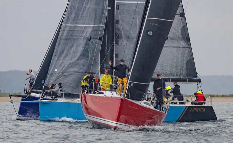 Rikki (foreground), Africa and Denali at the start of Edgartown Race Weekend's 'Round-the-Island race - photo © Stephen Cloutier