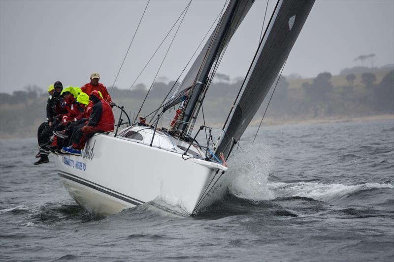 Two Capes Race - Line Honours winner Fork in the Road photo copyright Colleen Darcey taken at Derwent Sailing Squadron and featuring the IRC class