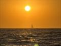 French Bred skippered by Tom Hosking, sailing at sunrise in the Melbourne to King Island Ocean Yacht Race © Brian Mills