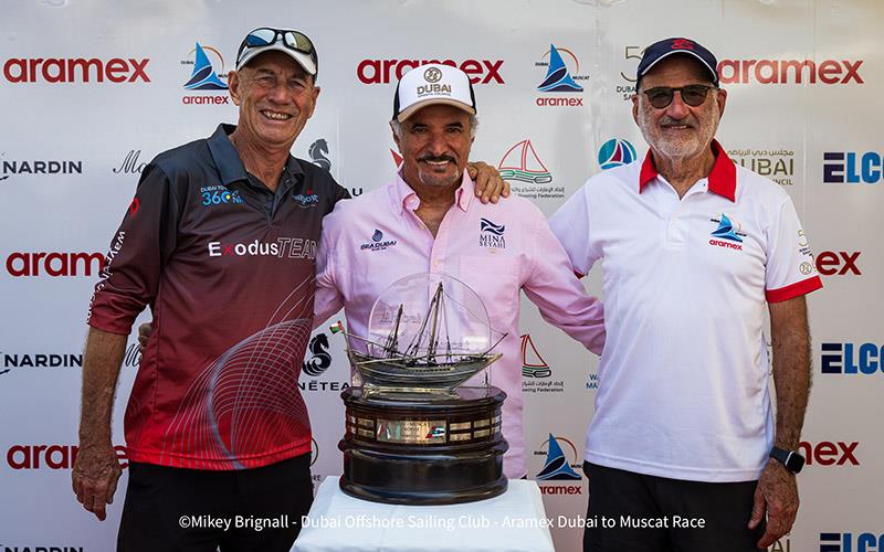 Dubai to Muscat Race - Oldest sailors photo copyright Mikey Brignall taken at Dubai Offshore Sailing Club and featuring the IRC class