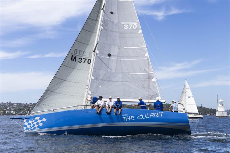 She's the Culprit came down from the Lake to cause trouble - 2024 Nautilus Marine Insurance Sydney Harbour Regatta photo copyright Andrea Francolini / MHYC taken at Middle Harbour Yacht Club and featuring the IRC class