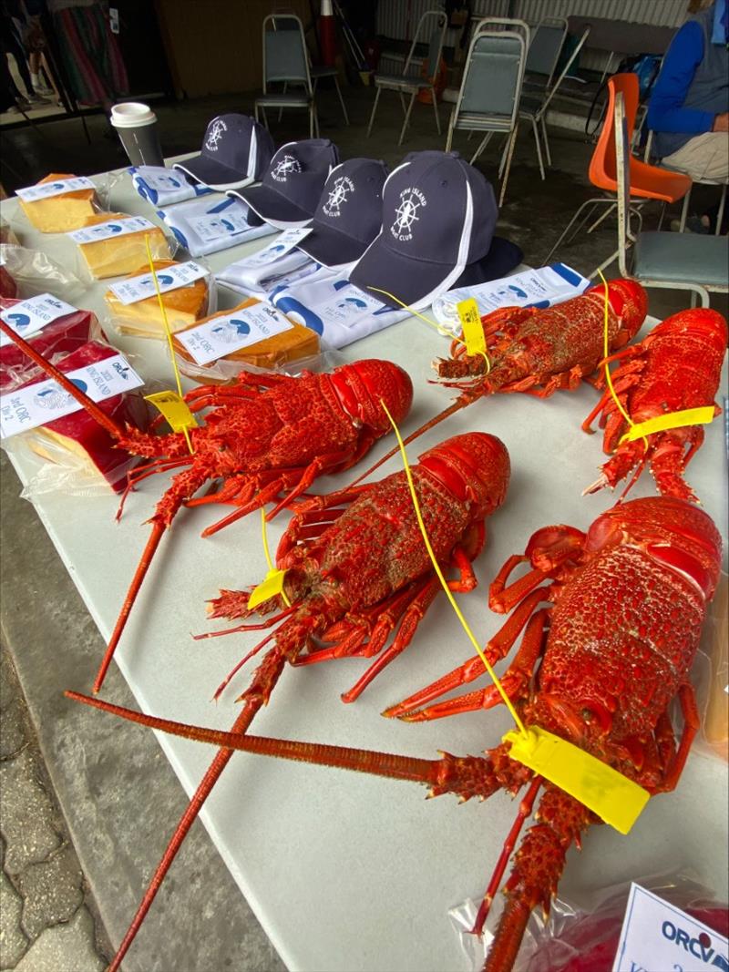 Crayfish prizes and auctions are all part of the tasty offering on King Island - Melbourne to King Island Ocean Yacht Race photo copyright Lillian Stewart taken at Ocean Racing Club of Victoria and featuring the IRC class