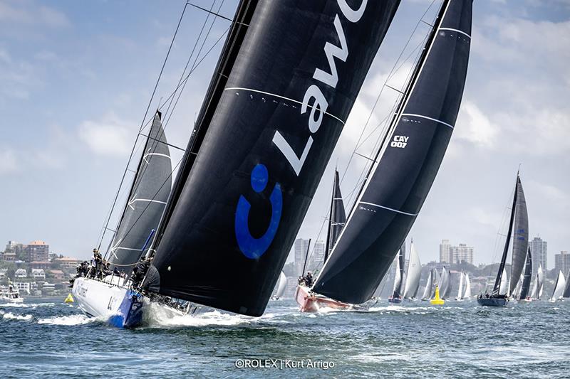 Start of the Rolex Sydney Hobart Yacht Race 2023 photo copyright Kurt Arrigo | Rolex taken at Cruising Yacht Club of Australia and featuring the IRC class