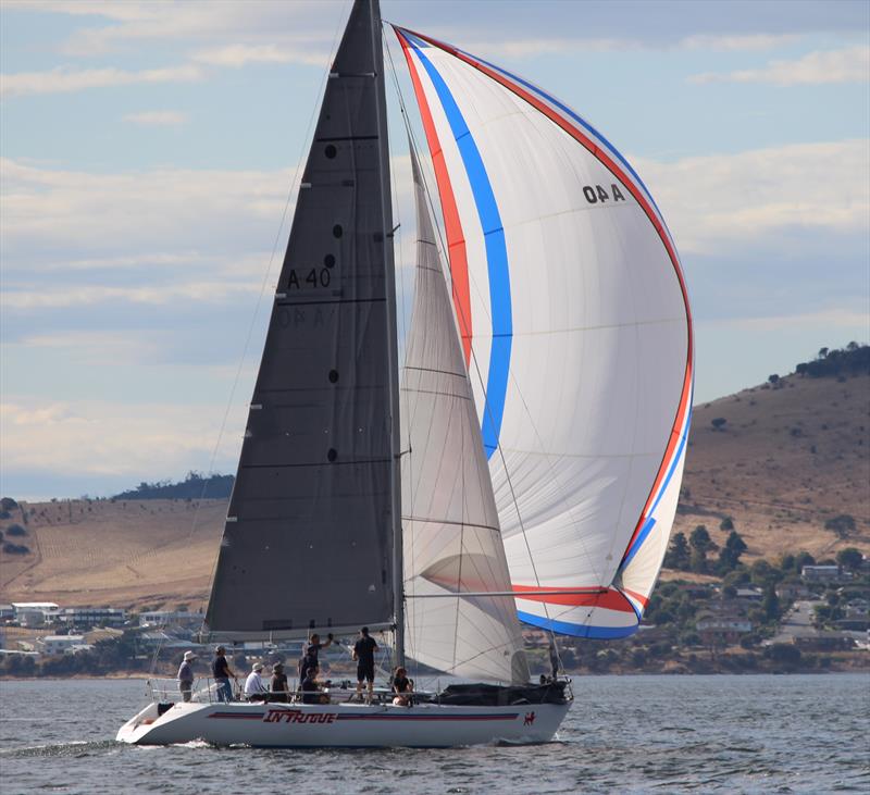 Intrigue, Division 1 Combined Clubs Harbour Pennant IRC & ORC Champion photo copyright RYCT taken at Royal Yacht Club of Tasmania and featuring the IRC class