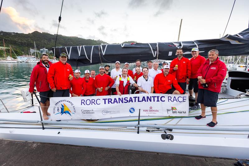 Bryon Ehrhart's Juan K 88 Lucky (USA) set a new race record in the 2025 RORC Transatlantic Race - photo © Arthur Daniel / RORC
