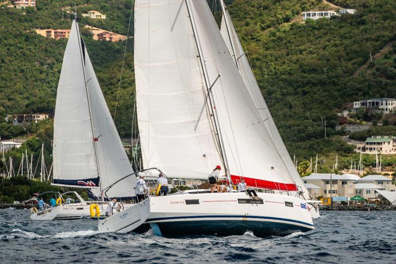 A solid fleet, with 20 bareboats entered in the 52nd BVI Spring Regatta & Sailing Festival photo copyright Alex-Turnbull.com taken at Royal BVI Yacht Club and featuring the IRC class