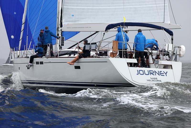 Sandringham entry Journey won Div 1 - Sail Port Stephens 2025 Passage Series Day 2 - photo © Promocean Media