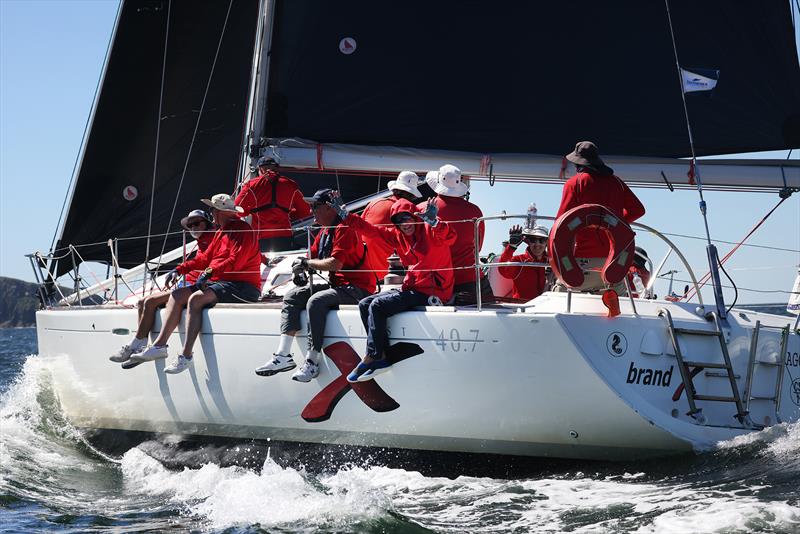 Sail Port Stephens Passage Series Brand X 1st Div 2 - Sail Port Stephens 2025 Passage Series - photo © Promocean Media