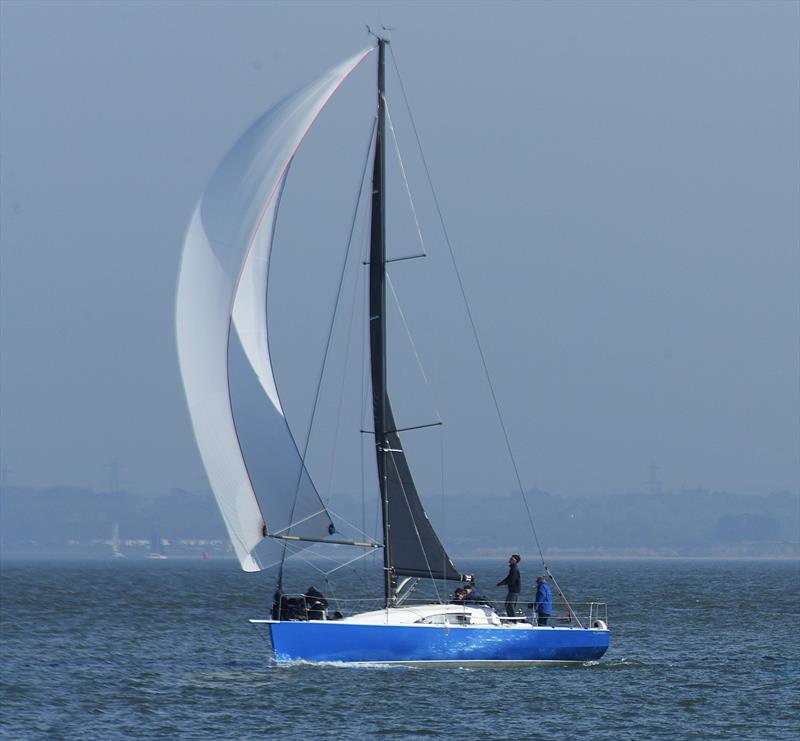 Class 3 winner Jetpack during the TeamO Cowes to Weymouth Race - photo © John Green / www.instagram.com/solentsailphotography/