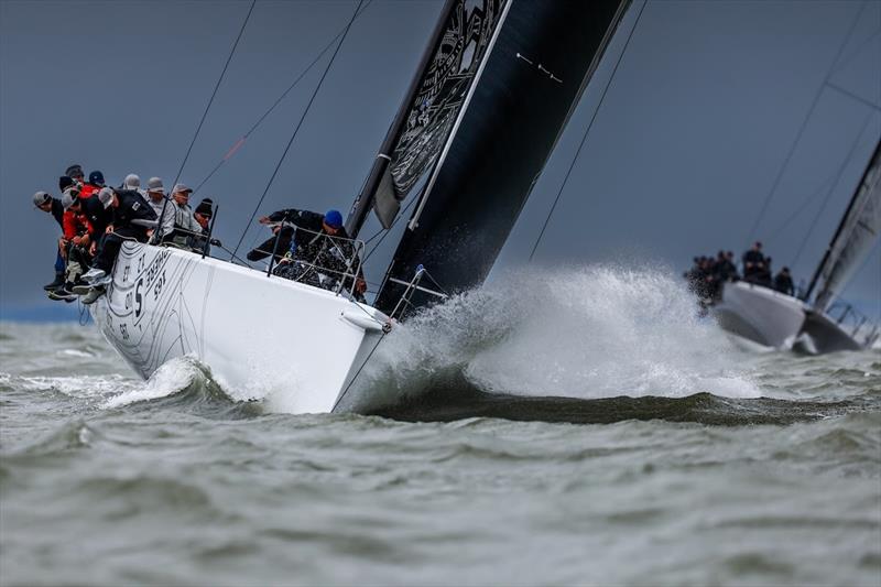 Jolt 3 leads Caro - 2025 RORC Easter Challenge - photo © Paul Wyeth / RORC