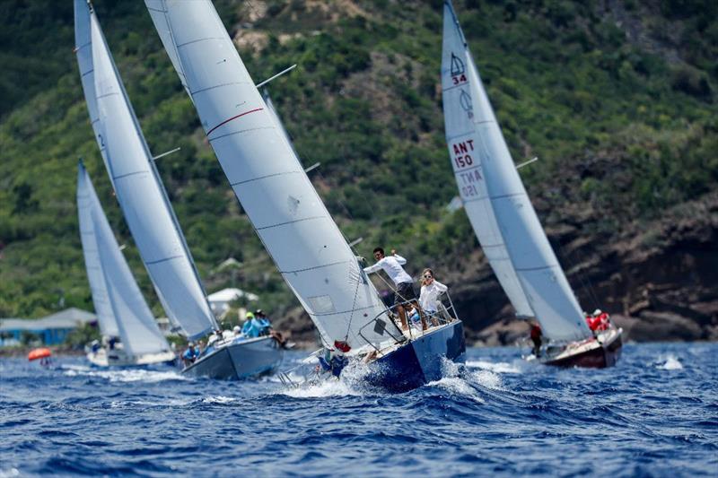 J/30 Absolute Properties (Blue Peter) - Antigua Sailing Week photo copyright Paul Wyeth - pwpictures.com taken at Antigua Yacht Club and featuring the IRC class