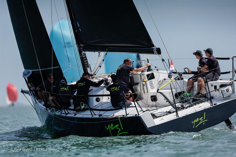 Yes, GBR 4863R on day 3 of the Royal Thames Yacht Club 250th Anniversary Regatta - photo © Paul Wyeth / www.pwpictures.com
