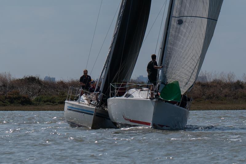 Close sailing for the big boats on Day 2 of Burnham Week 2025 - photo © Petru Balau Sports Photography / sports.hub47.com