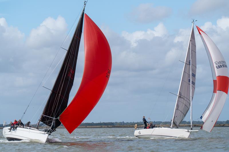 Cobra and Slingshot going head to head on Day 5 of Burnham Week 2025 - photo © Petru Balau Sports Photography / sports.hub47.com