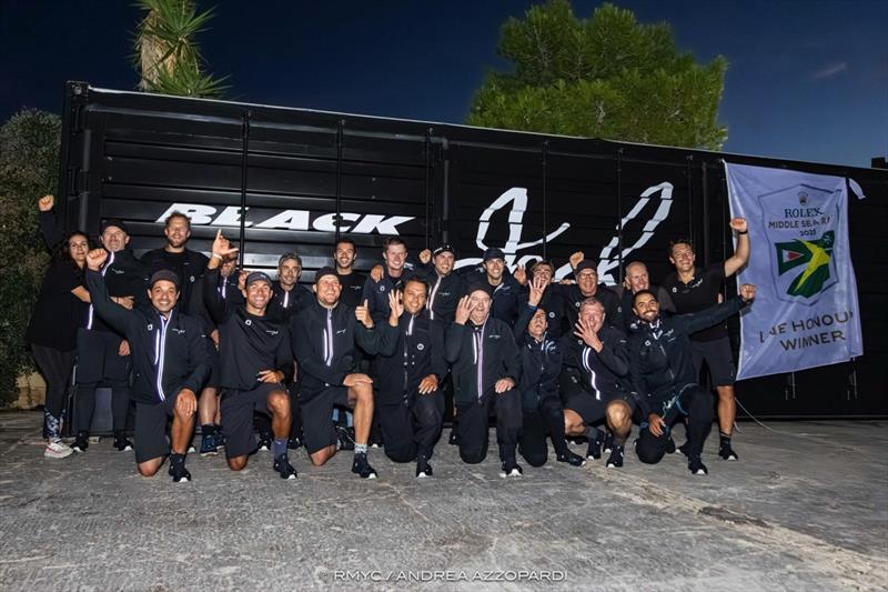 Black Jack 100 claims 4th consecutive line honours at 46th Rolex Middle Sea Race - photo © Andrea Azzopardi