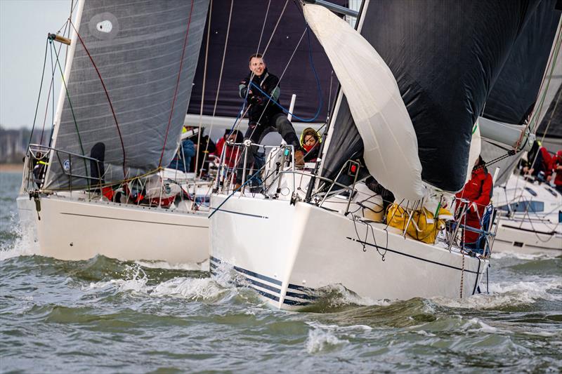 Hamble Winter Series 2025 Race Week 7 - photo © Martin Allen Photography