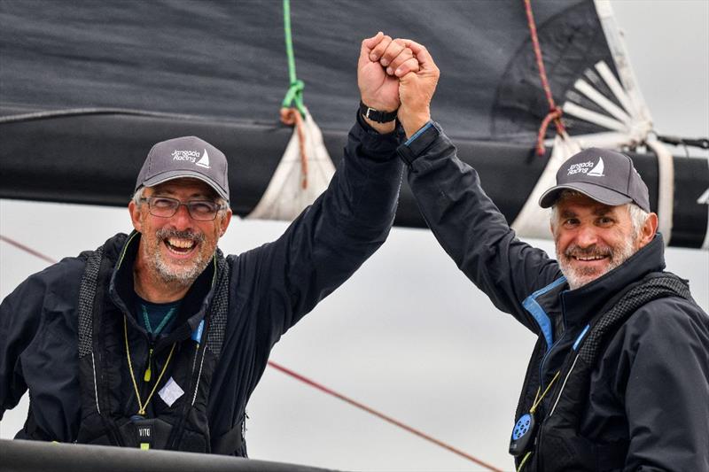Richard Palmer & Rupert Holmes celebrate 2022 Round Britain & Ireland Race - photo © James Tomlinson / RORC