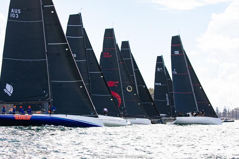 Pallas Capital Gold Cup Act 1 - the Super40 start line was epic - photo © Nic Douglass for @sailorgirlHQ