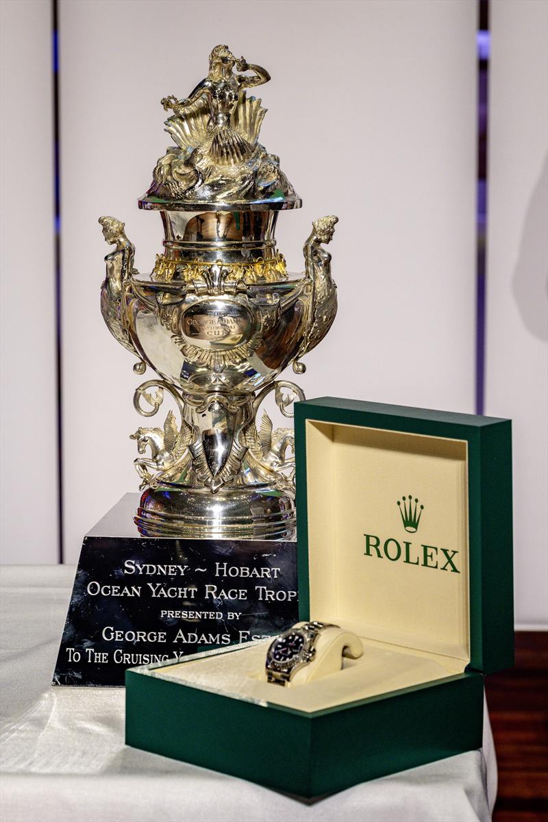 The coveted George Adams Tattersall Cup for the Rolex Sydney Hobart overall win - photo © Rolex / Kurt Arrigo