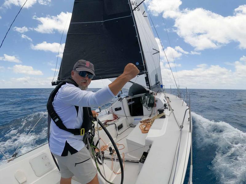 Bermuda 1-2 leg 1 - I did it! photo copyright Peter Gustaffson taken at Newport Yacht Club, Rhode Island and featuring the J111 class