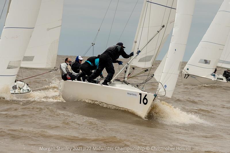 2021 Morgan Stanley J/22 Midwinter Championship photo copyright Christopher Howell taken at Southern Yacht Club and featuring the J/22 class