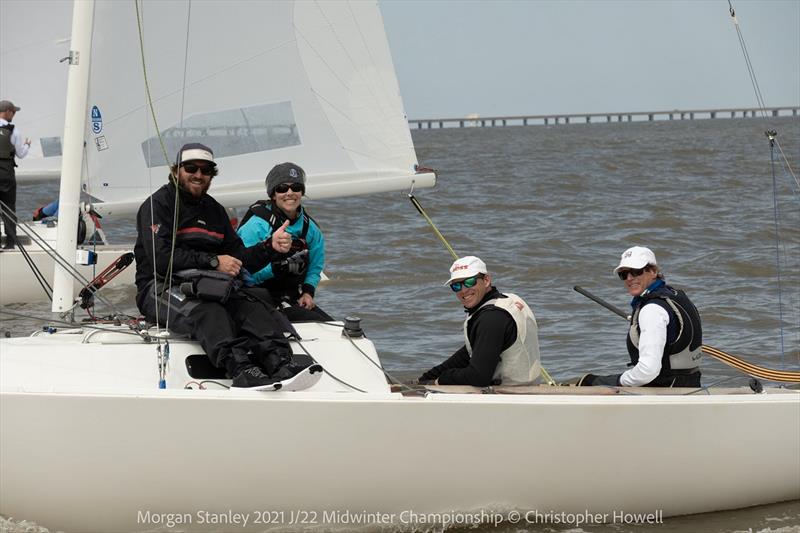 2021 Morgan Stanley J/22 Midwinter Championship - Final Day photo copyright Christopher Howell taken at Southern Yacht Club and featuring the J/22 class