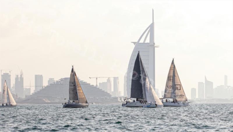IRC Middle East Championship photo copyright Pia Torelli & Neil Corder/ Waterwise Photography taken at Dubai Offshore Sailing Club and featuring the J/22 class