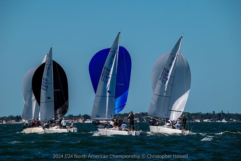 2024 J/24 North American Championship photo copyright Christopher Howell taken at St. Petersburg Yacht Club, Florida and featuring the J/24 class