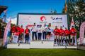 Podium at the SAILING Champions League in St. Moritz © SCL / David Pichler