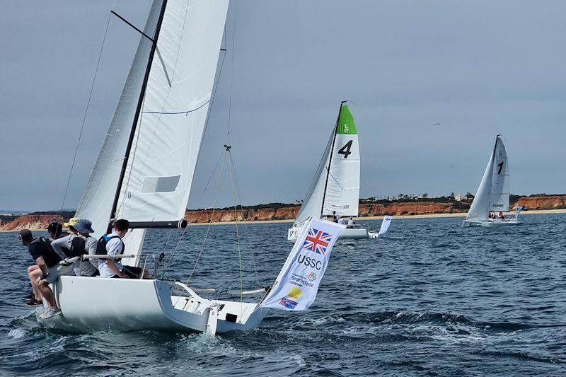 University of Strathclyde Sailing Club compete in first 2023 event in the Sailing Champions League photo copyright Prow Group / Sailing Champions League taken at Vilamoura Sailing and featuring the J70 class