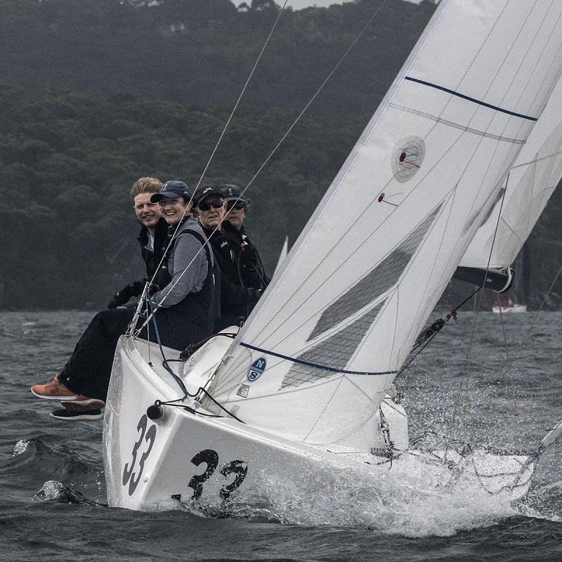 Karyn Gojnich and crew on Jabiru - 2024 Nautilus Marine Insurance Sydney Harbour Regatta photo copyright Marg Fraser-Martin taken at Middle Harbour Yacht Club and featuring the J70 class