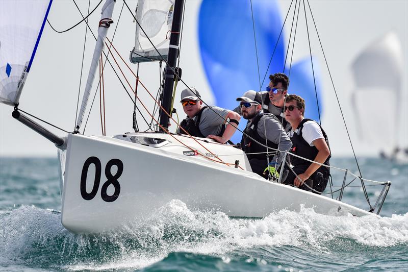 Little J during the J70 Europeans 2023 in Weymouth photo copyright James Tomlinson taken at Weymouth & Portland National Sailing Academy and featuring the J70 class