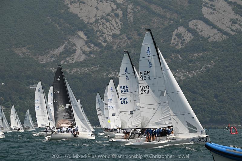 2025 J/70 Mixed-Plus World Championship day 1 - photo © Christopher Howell