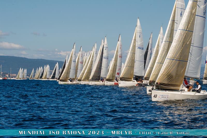 2023 J/80 World Championship photo copyright Lalo R. Villar taken at Monte Real Club de Yates and featuring the J80 class