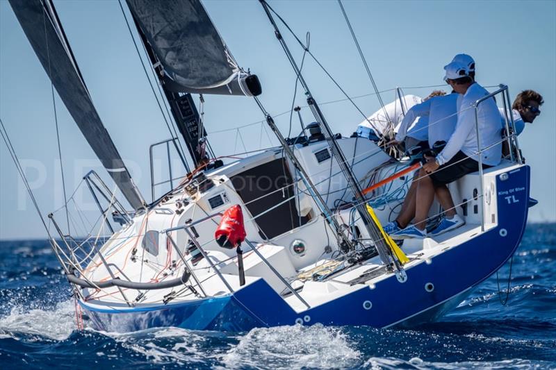 J/99 KING OF BLUE victorious at Les Voiles de St Tropez photo copyright J Composites taken at Société Nautique de Saint-Tropez and featuring the  class