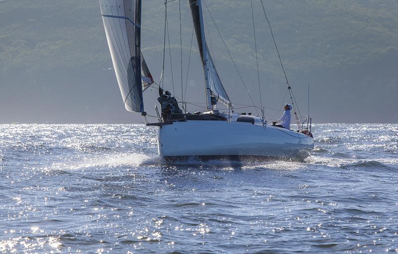 To me it was as pretty as a picture - The Cross' Jeanneau Sunfast 3300 traversing Broken Bay photo copyright John Curnow taken at Royal Prince Alfred Yacht Club and featuring the Jeanneau class