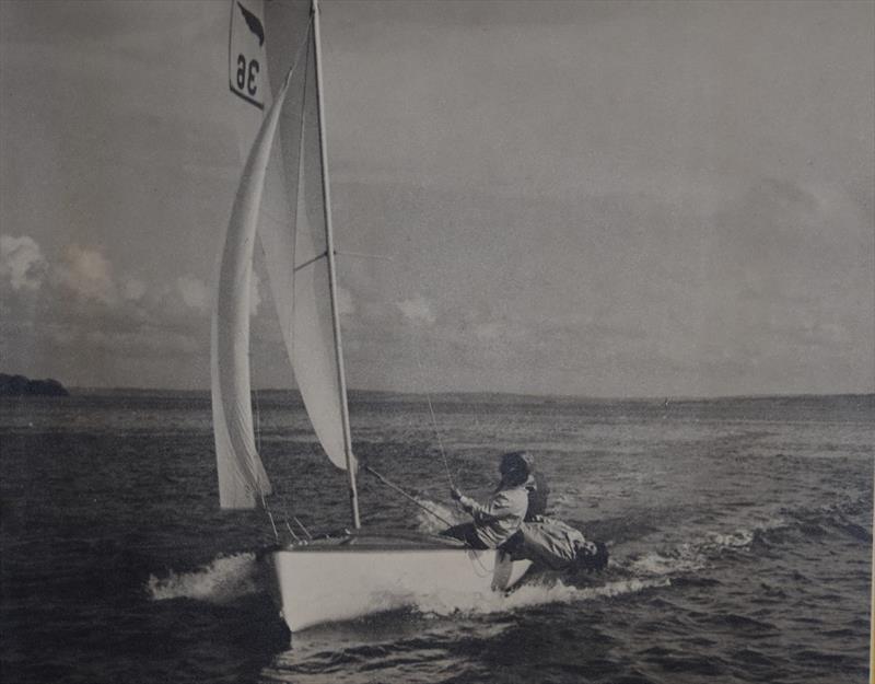 Again, Jack Chippendale would build the first hulls in clinker, but the plan was for Kestrel to be only made in GRP photo copyright Proctor Family taken at  and featuring the Kestrel class