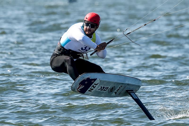  - Kiteboarding - NZL - Day 4, 2023 Allianz Sailing World Championships, The Hague, August 14, 2023  photo copyright Sailing Energy / World Sailing taken at  and featuring the Kiteboarding class