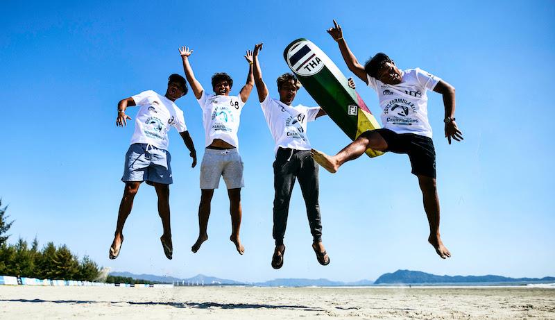 Team Thailand get the blood pumping before competition - 2023 Formula Kite Asia & Oceania Championships photo copyright IKA Media / Robert Hajduk taken at  and featuring the Kiteboarding class