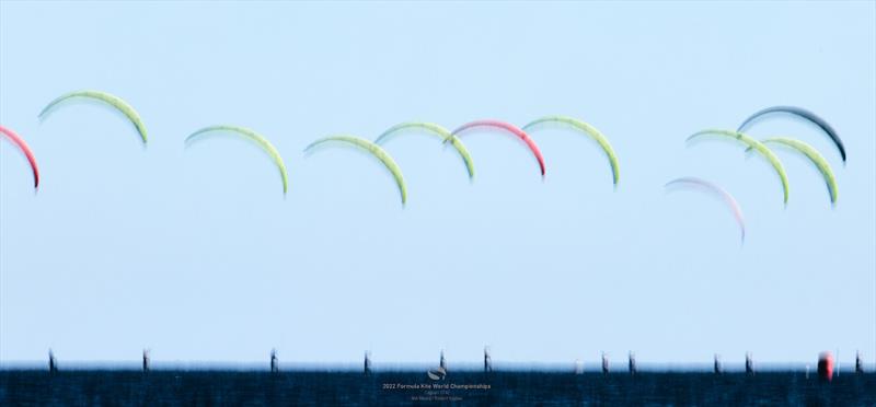 Shimmering kites - 2023 Formula Kite Asia & Oceania Championships photo copyright IKA Media / Robert Hajduk taken at  and featuring the Kiteboarding class