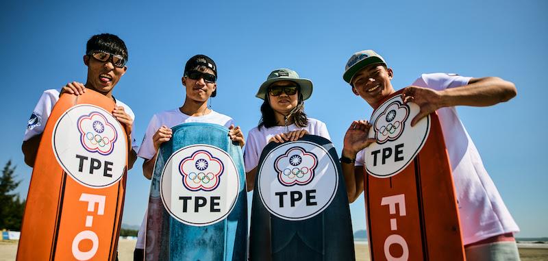 The team from Chinese Taipei - 2023 Formula Kite Asia & Oceania Championships photo copyright IKA Media / Robert Hajduk taken at  and featuring the Kiteboarding class