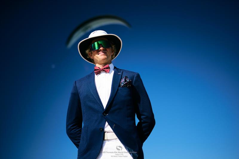 Race officer Michal Jodlowski is dressed for action - 2023 Formula Kite Asia & Oceania Championships photo copyright IKA Media / Robert Hajduk taken at  and featuring the Kiteboarding class