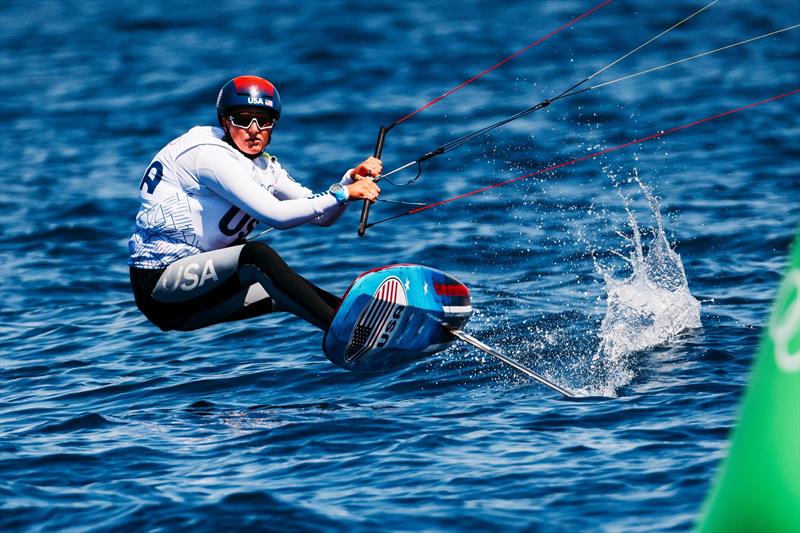 Daniela Moroz (Lafayette, CA) came second in the day's only race - photo © Sailing Energy / US Sailing Team