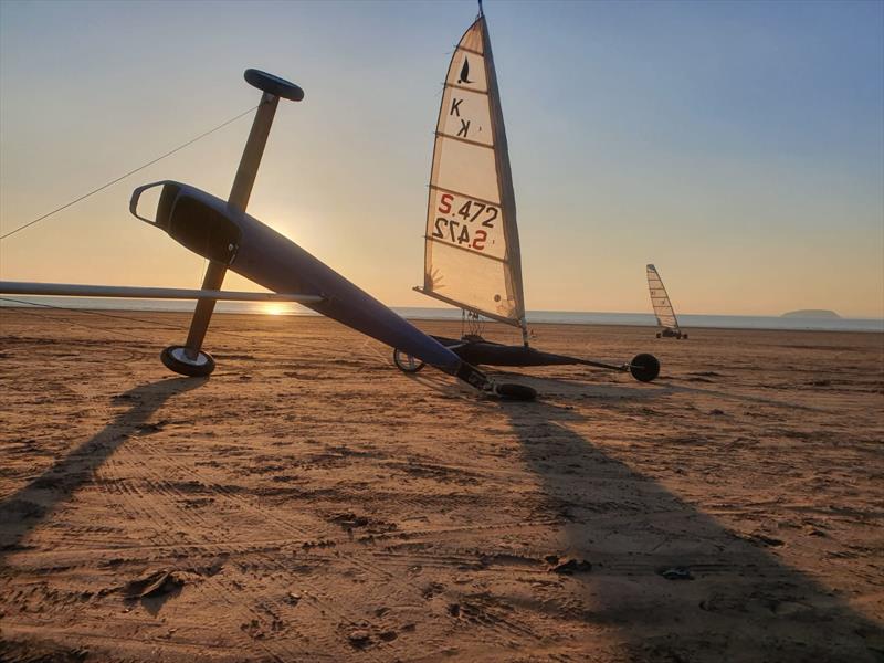 Brean Landyacht Club Regatta photo copyright Derek George taken at  and featuring the Land Yacht class