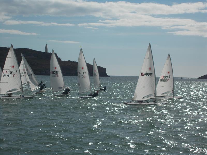 Lasers racing in Baltimore Harbour during the Laser Munster Championships photo copyright BSC taken at Baltimore Sailing Club and featuring the ILCA 7 class